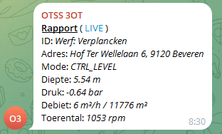 OTSS rapport mobiel